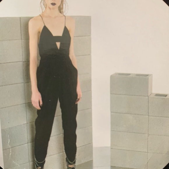 Finders Keepers Pants - Finders Keepers Black Midnight Jumpsuit Size XS